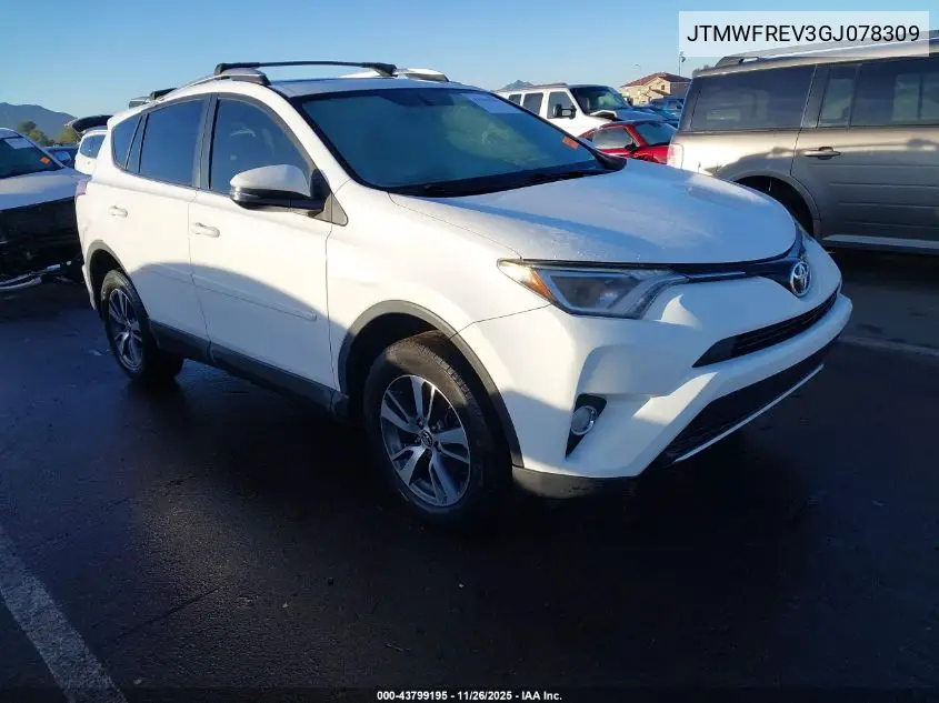 JTMWFREV3GJ078309 2016 Toyota Rav4 Xle