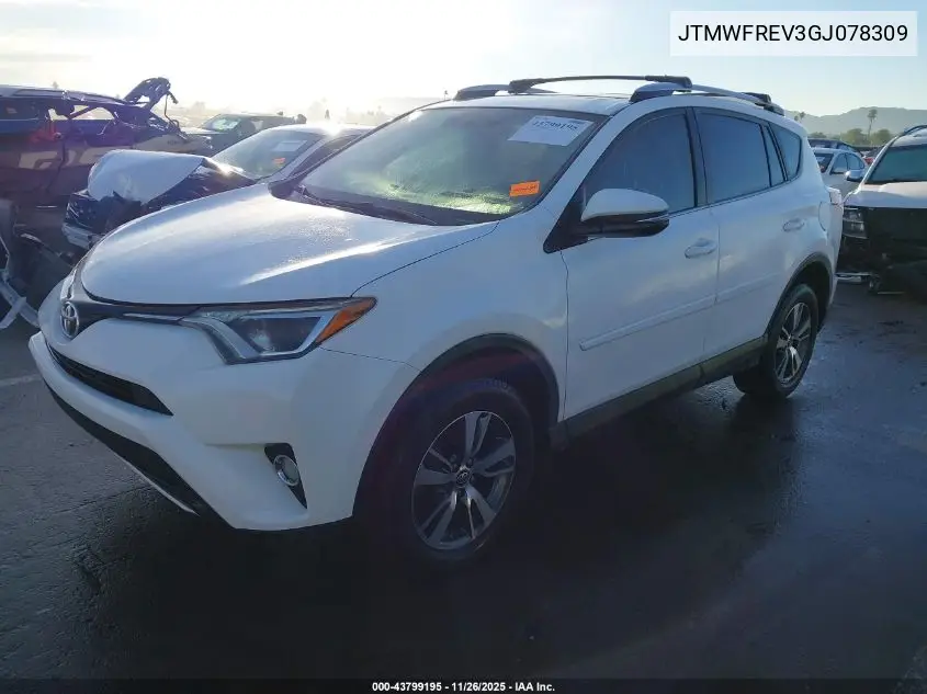 JTMWFREV3GJ078309 2016 Toyota Rav4 Xle