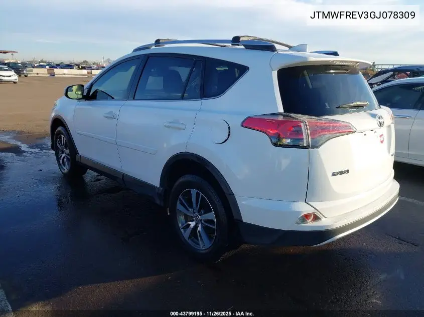 JTMWFREV3GJ078309 2016 Toyota Rav4 Xle