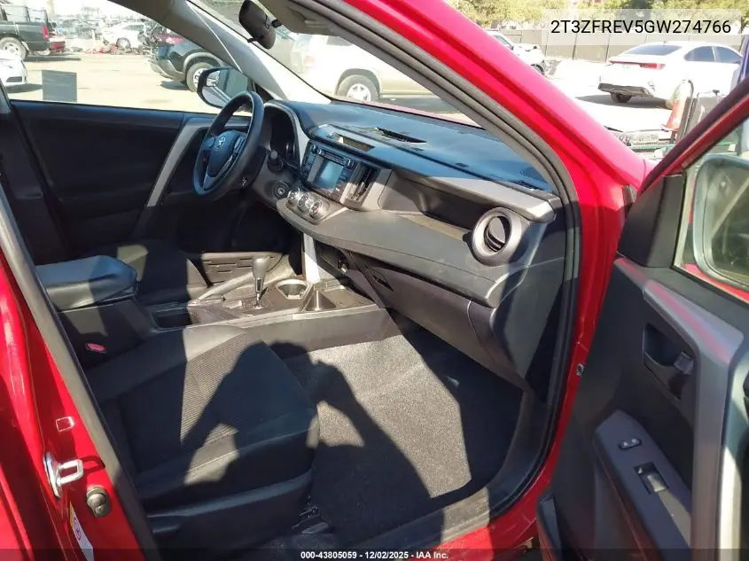 2T3ZFREV5GW274766 2016 Toyota Rav4 Le