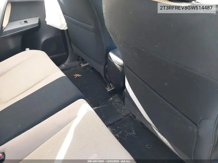 2T3RFREV8GW514487 2016 Toyota Rav4 Xle