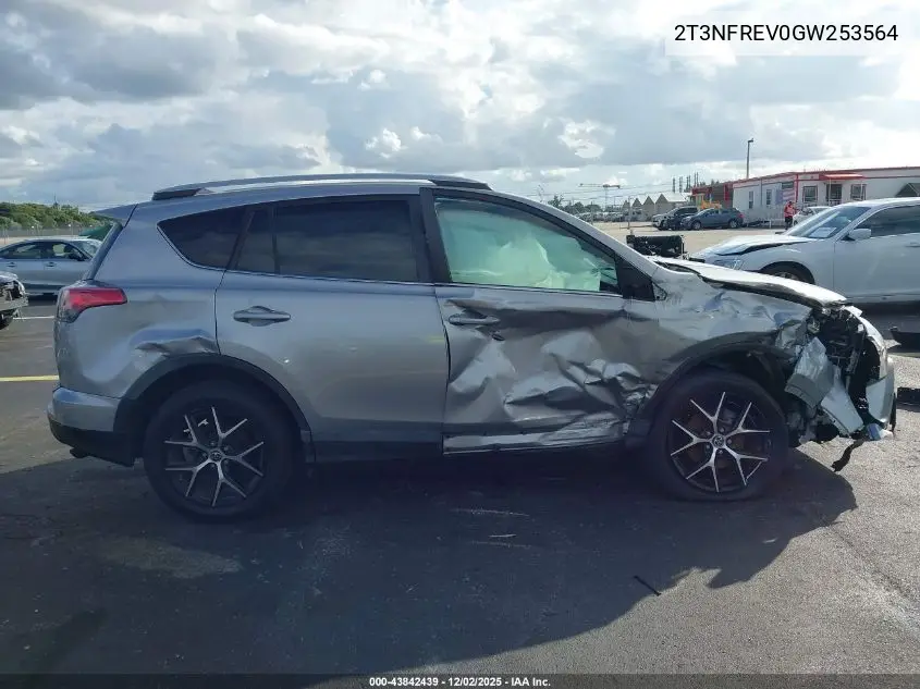 2T3NFREV0GW253564 2016 Toyota Rav4 Se
