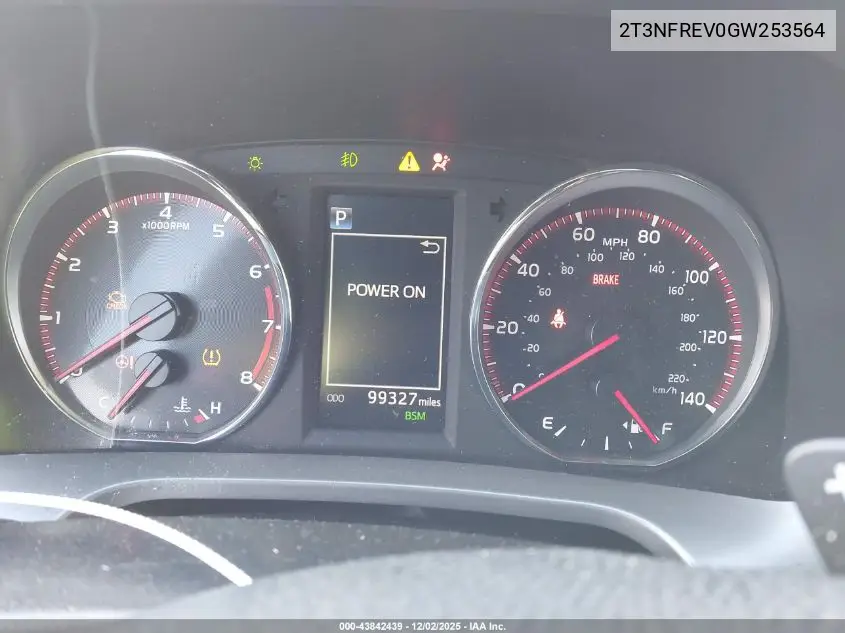 2T3NFREV0GW253564 2016 Toyota Rav4 Se