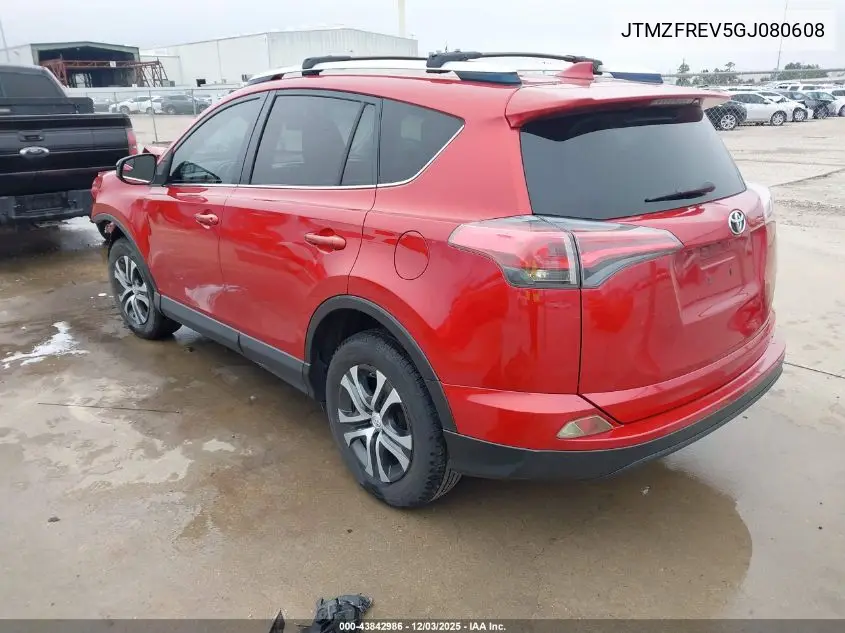 JTMZFREV5GJ080608 2016 Toyota Rav4 Le