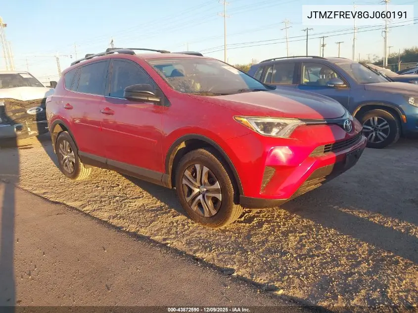JTMZFREV8GJ060191 2016 Toyota Rav4 Le