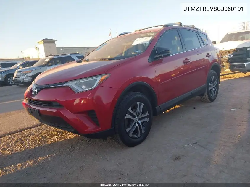 JTMZFREV8GJ060191 2016 Toyota Rav4 Le