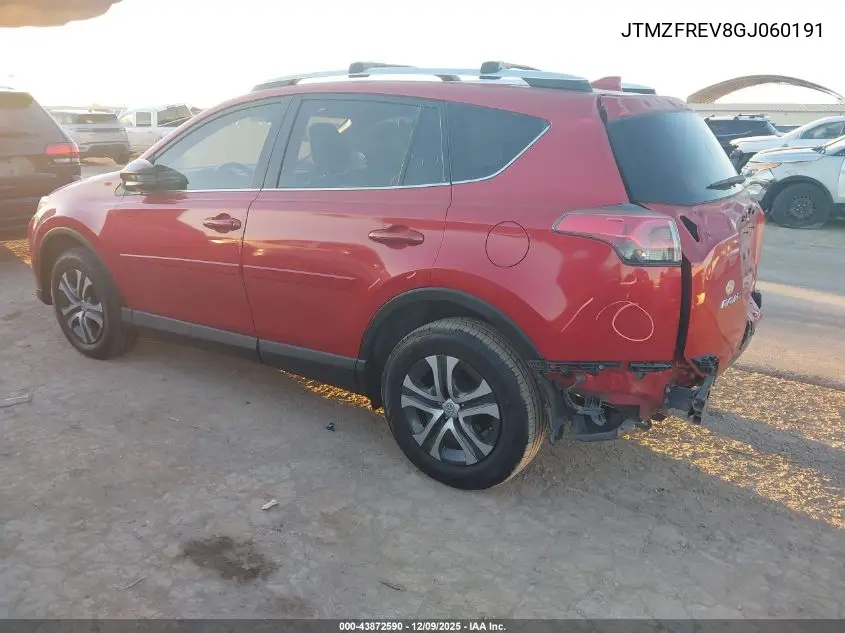 JTMZFREV8GJ060191 2016 Toyota Rav4 Le