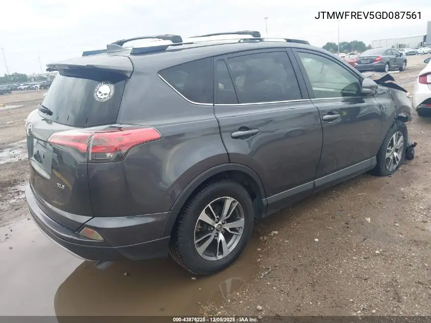 JTMWFREV5GD087561 2016 Toyota Rav4 Xle