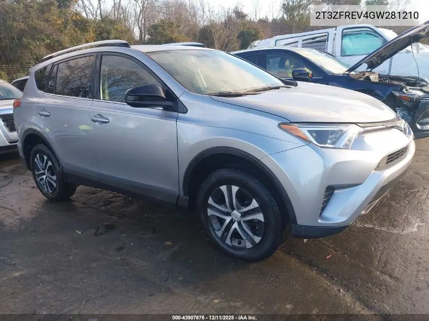 2T3ZFREV4GW281210 2016 Toyota Rav4 Le