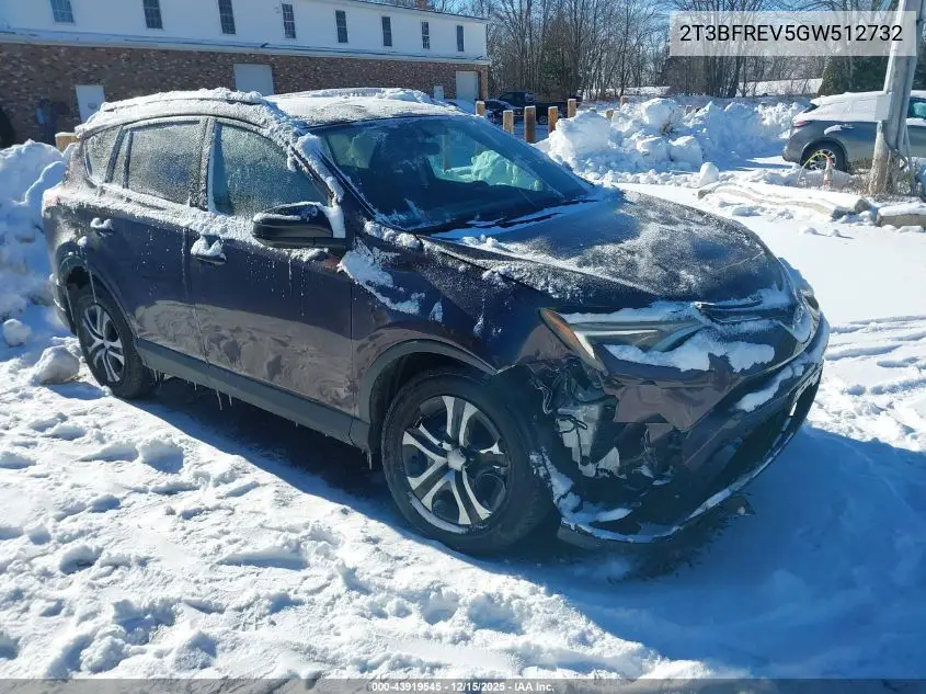 2T3BFREV5GW512732 2016 Toyota Rav4 Le