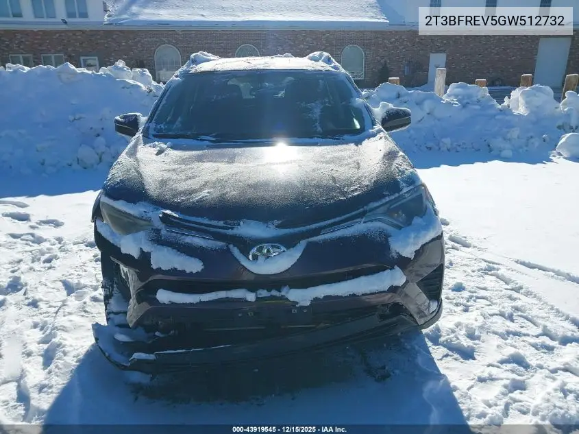 2T3BFREV5GW512732 2016 Toyota Rav4 Le