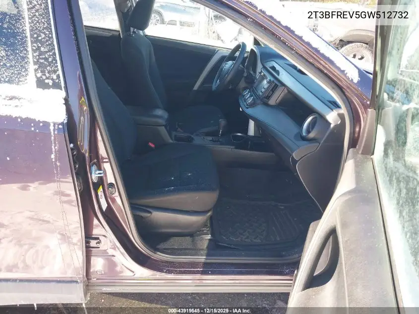 2T3BFREV5GW512732 2016 Toyota Rav4 Le
