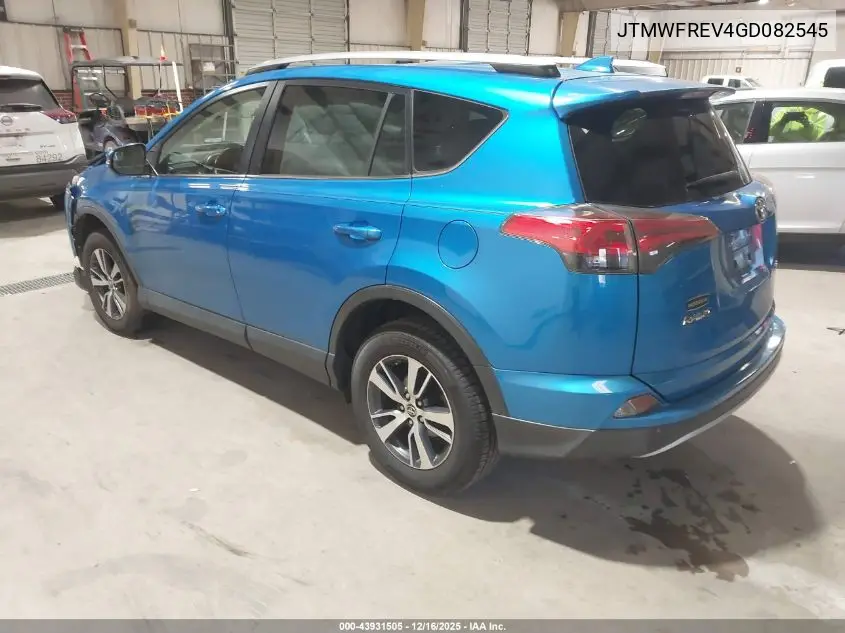 JTMWFREV4GD082545 2016 Toyota Rav4 Xle