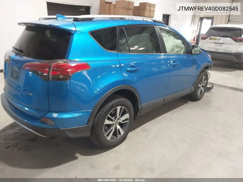 JTMWFREV4GD082545 2016 Toyota Rav4 Xle