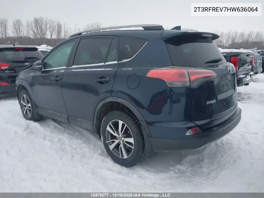 2T3RFREV7HW636064 2017 Toyota Rav4 Xle