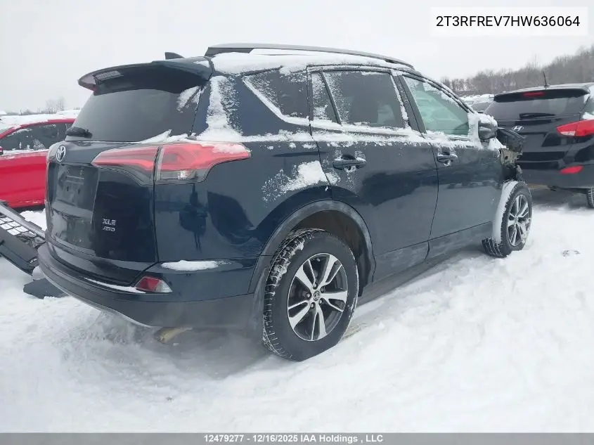 2T3RFREV7HW636064 2017 Toyota Rav4 Xle