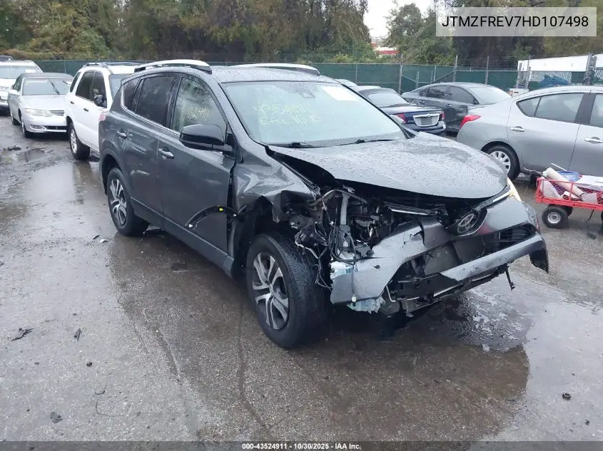 JTMZFREV7HD107498 2017 Toyota Rav4 Le