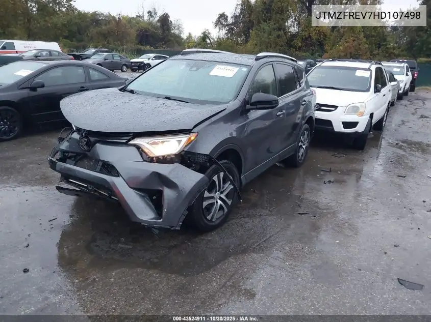 JTMZFREV7HD107498 2017 Toyota Rav4 Le