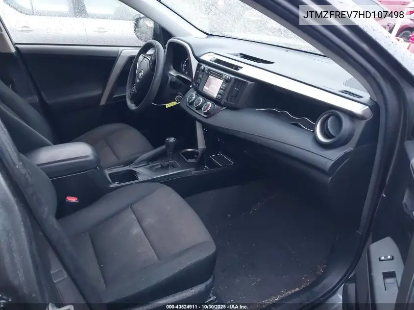 JTMZFREV7HD107498 2017 Toyota Rav4 Le