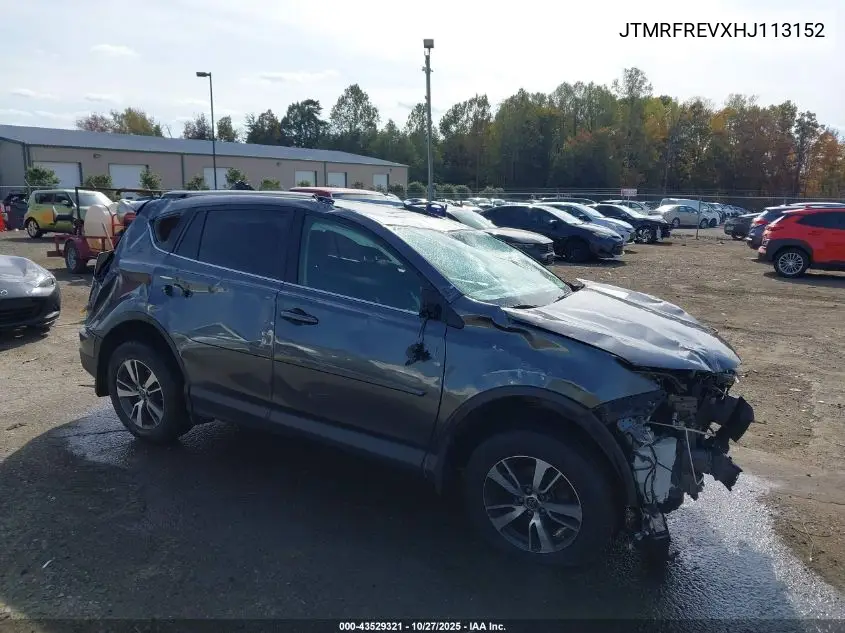 JTMRFREVXHJ113152 2017 Toyota Rav4 Xle