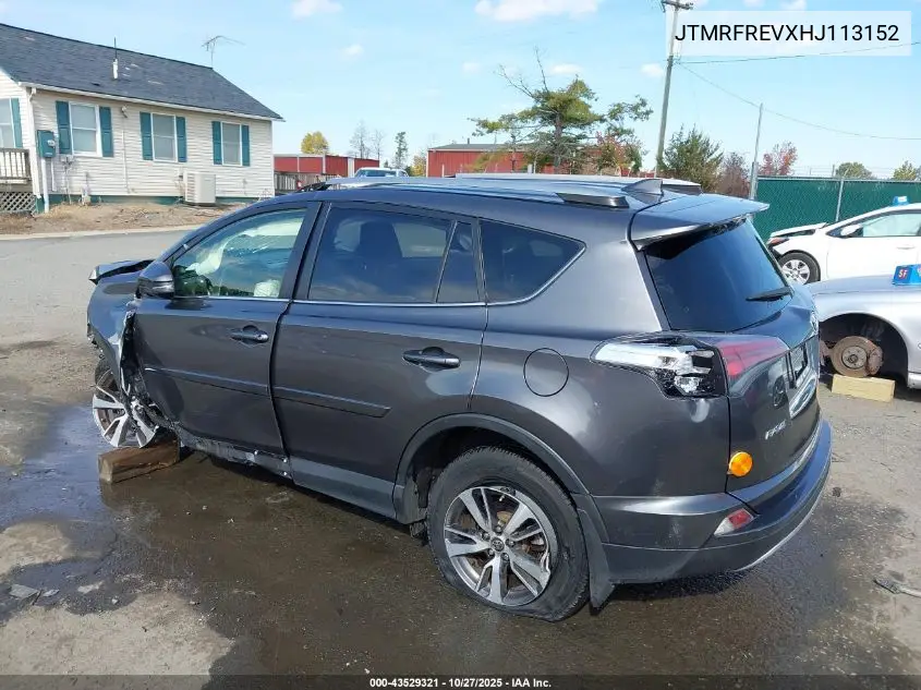 JTMRFREVXHJ113152 2017 Toyota Rav4 Xle
