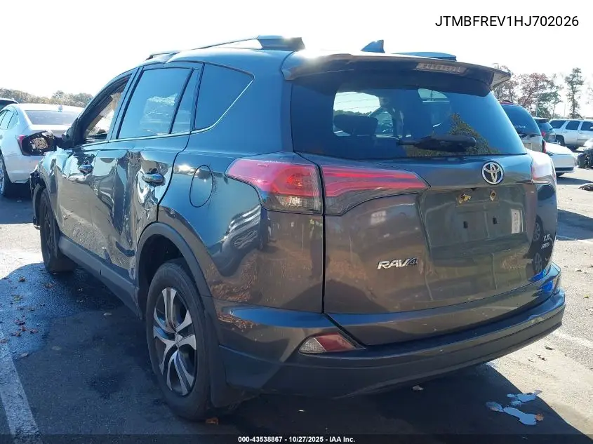 JTMBFREV1HJ702026 2017 Toyota Rav4 Le