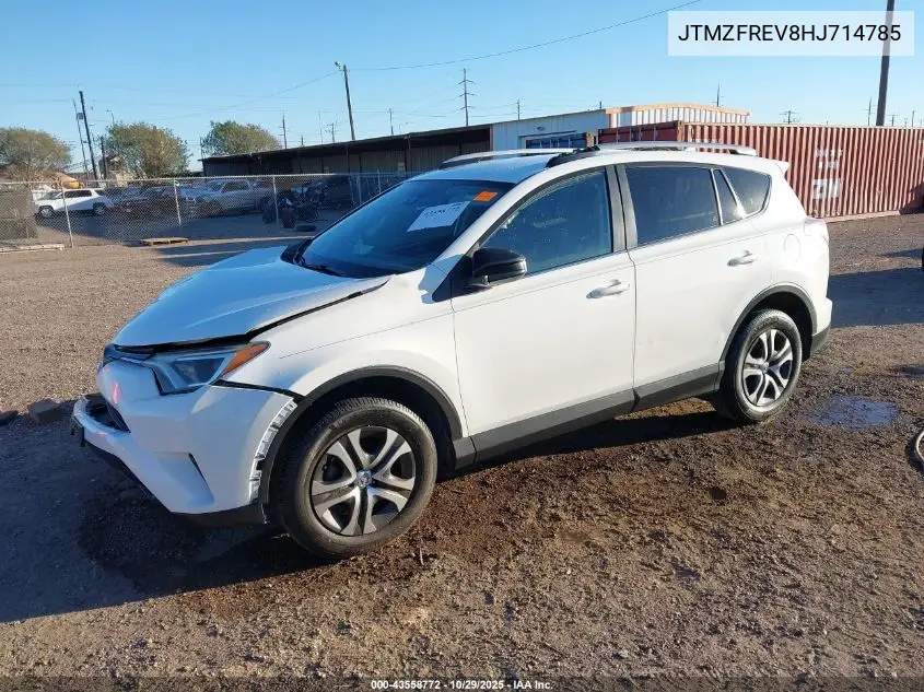 JTMZFREV8HJ714785 2017 Toyota Rav4 Le