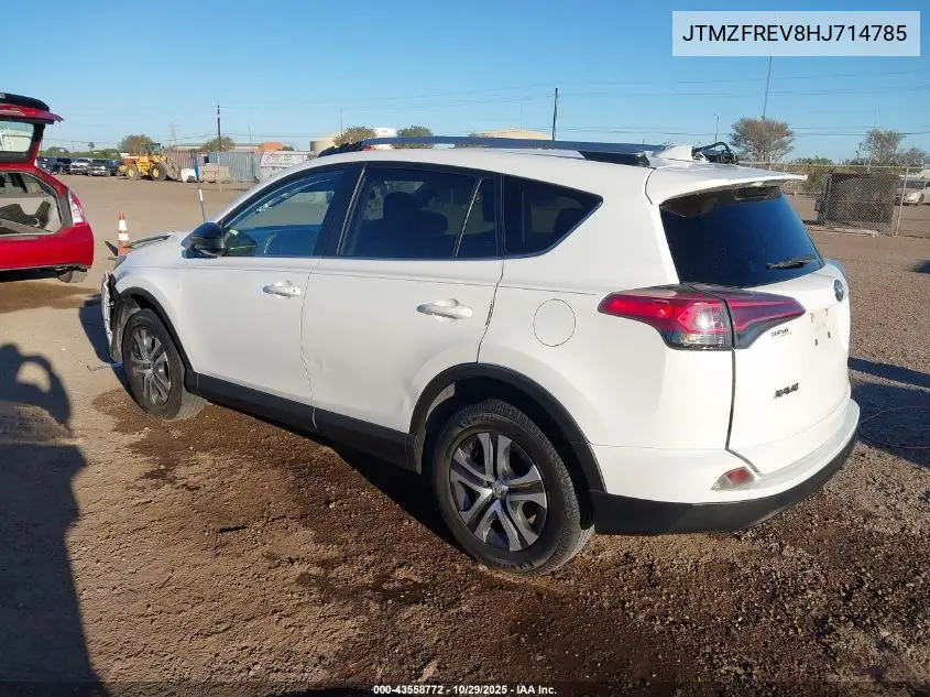 JTMZFREV8HJ714785 2017 Toyota Rav4 Le