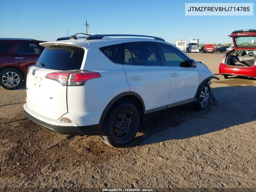 JTMZFREV8HJ714785 2017 Toyota Rav4 Le