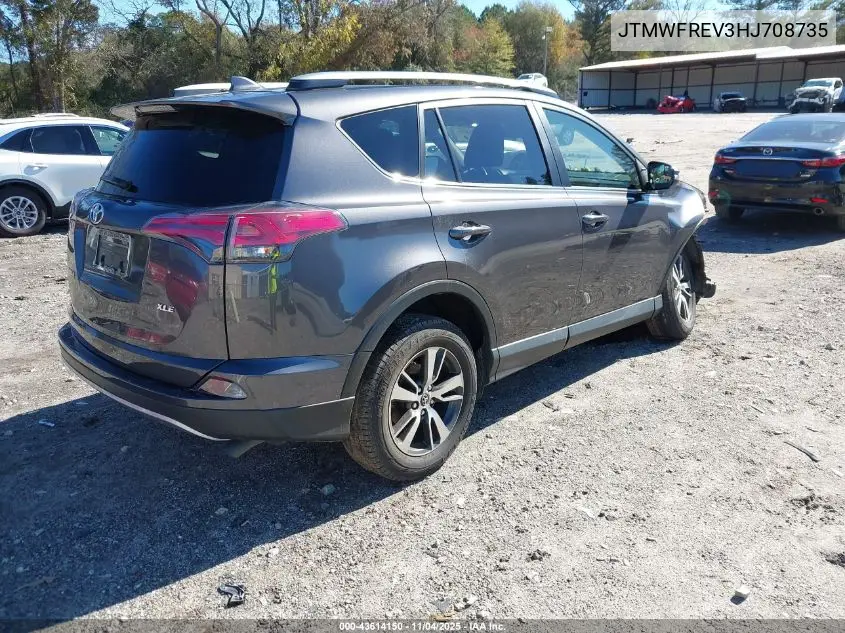 JTMWFREV3HJ708735 2017 Toyota Rav4 Xle