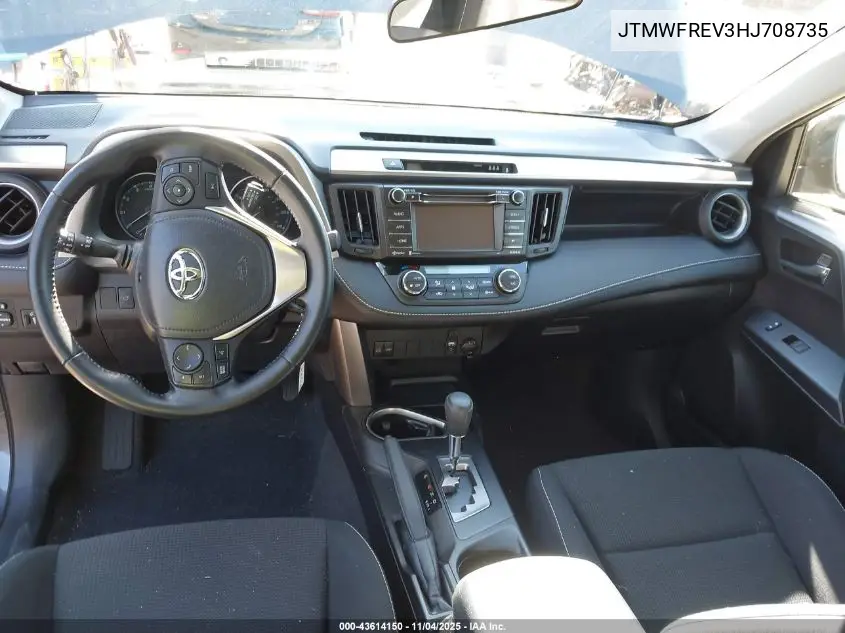 JTMWFREV3HJ708735 2017 Toyota Rav4 Xle