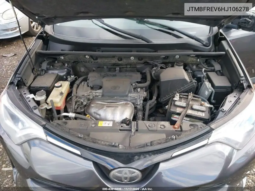 JTMBFREV6HJ106278 2017 Toyota Rav4 Le