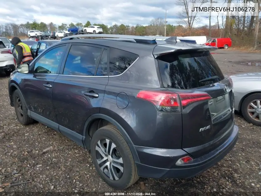 JTMBFREV6HJ106278 2017 Toyota Rav4 Le