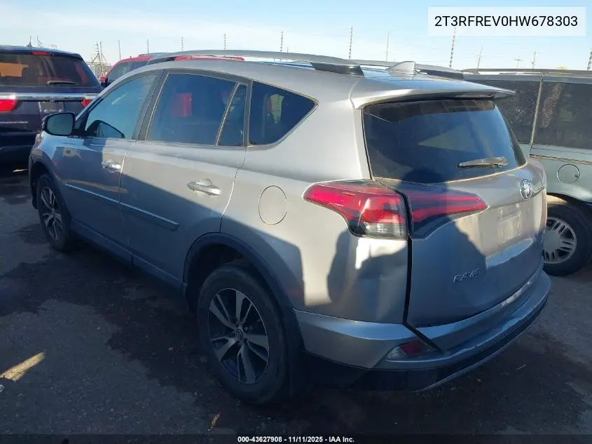 2T3RFREV0HW678303 2017 Toyota Rav4 Xle