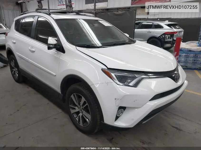 JTMWFREVXHD107255 2017 Toyota Rav4 Xle