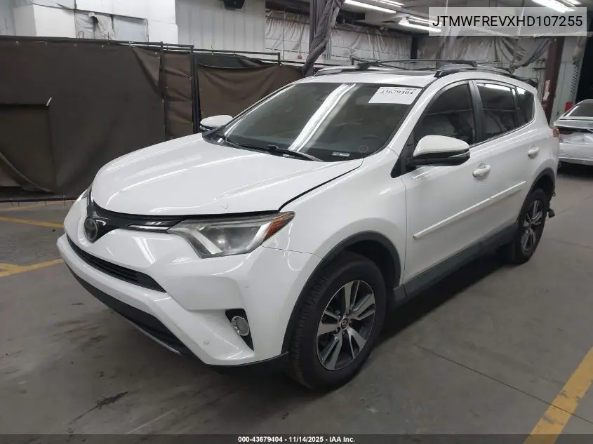 JTMWFREVXHD107255 2017 Toyota Rav4 Xle