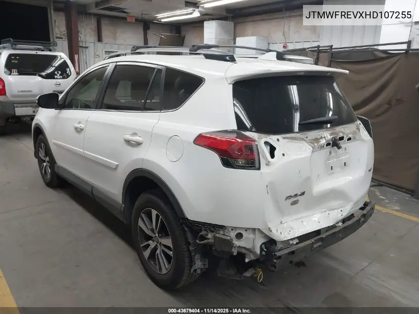 JTMWFREVXHD107255 2017 Toyota Rav4 Xle