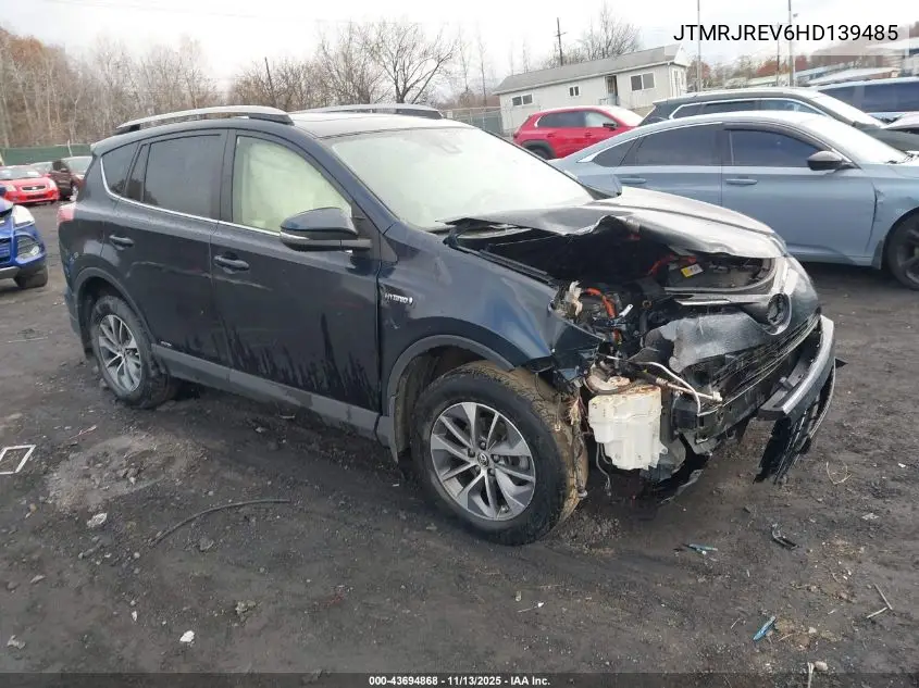JTMRJREV6HD139485 2017 Toyota Rav4 Hybrid Xle