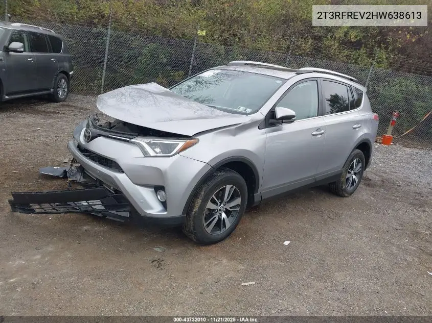 2T3RFREV2HW638613 2017 Toyota Rav4 Xle