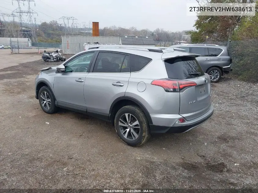 2T3RFREV2HW638613 2017 Toyota Rav4 Xle