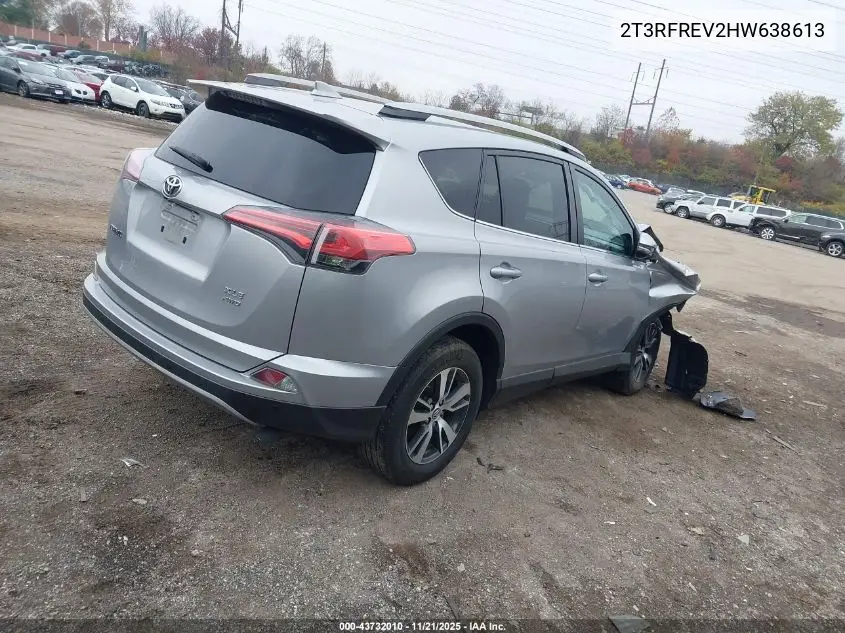 2T3RFREV2HW638613 2017 Toyota Rav4 Xle