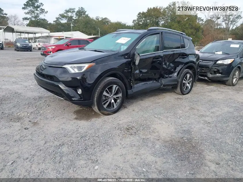 2T3WFREV0HW387528 2017 Toyota Rav4 Xle