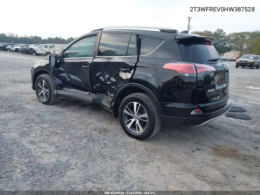 2T3WFREV0HW387528 2017 Toyota Rav4 Xle