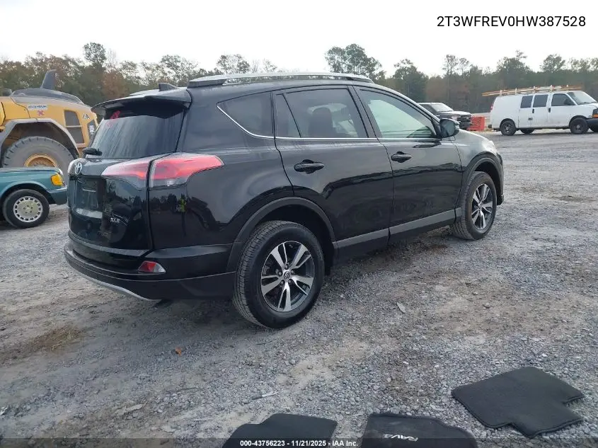 2T3WFREV0HW387528 2017 Toyota Rav4 Xle