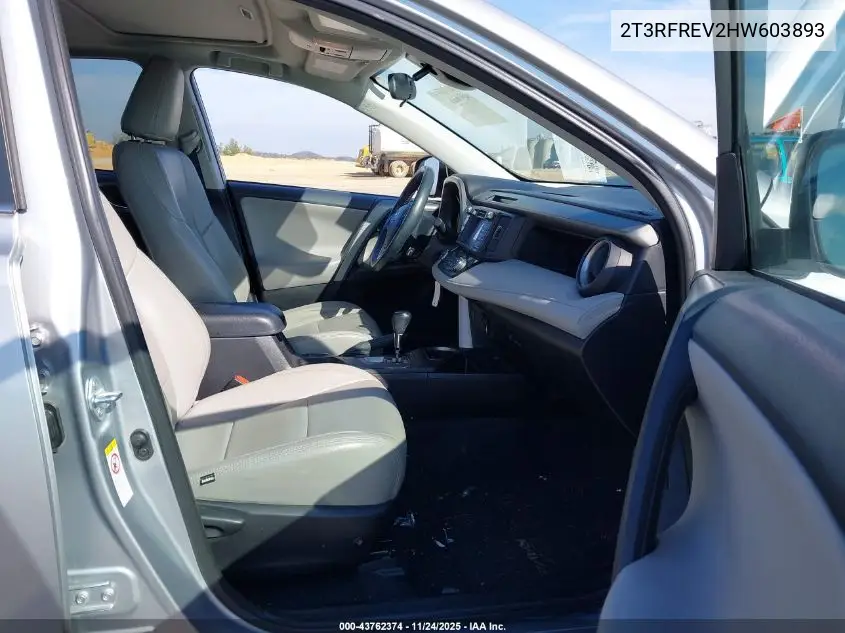2T3RFREV2HW603893 2017 Toyota Rav4 Xle
