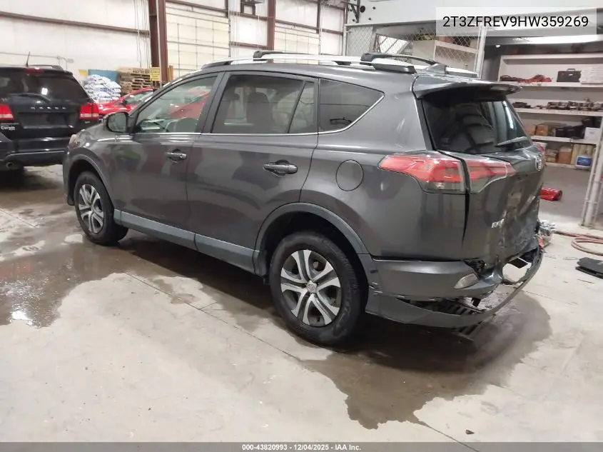 2T3ZFREV9HW359269 2017 Toyota Rav4 Le