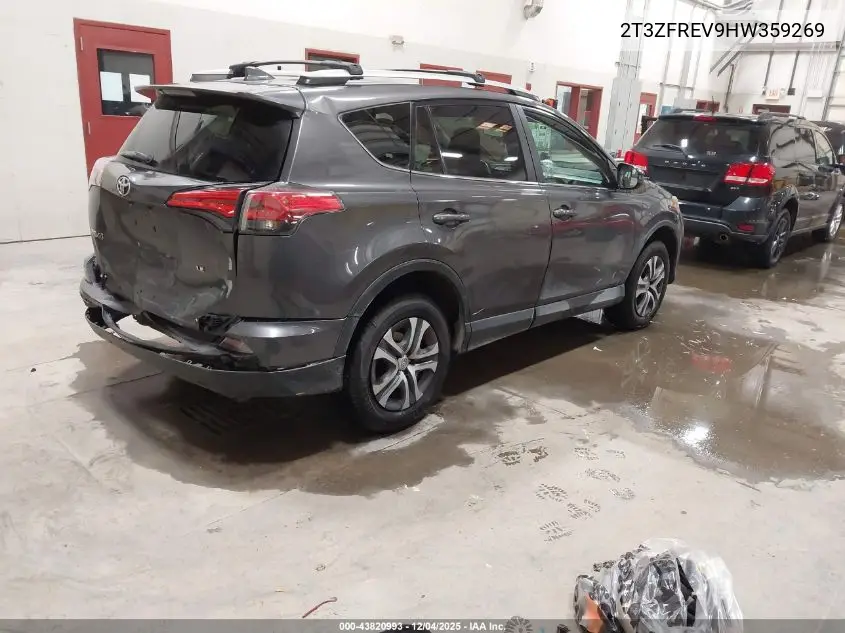 2T3ZFREV9HW359269 2017 Toyota Rav4 Le