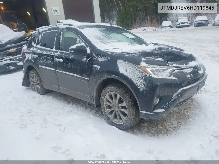 JTMDJREV6HD119845 2017 Toyota Rav4 Hybrid Limited