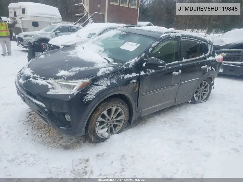 JTMDJREV6HD119845 2017 Toyota Rav4 Hybrid Limited