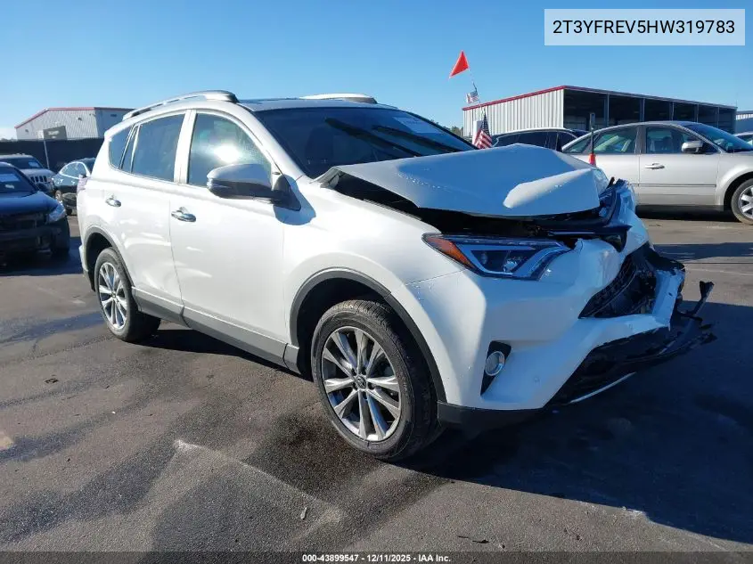 2T3YFREV5HW319783 2017 Toyota Rav4 Limited